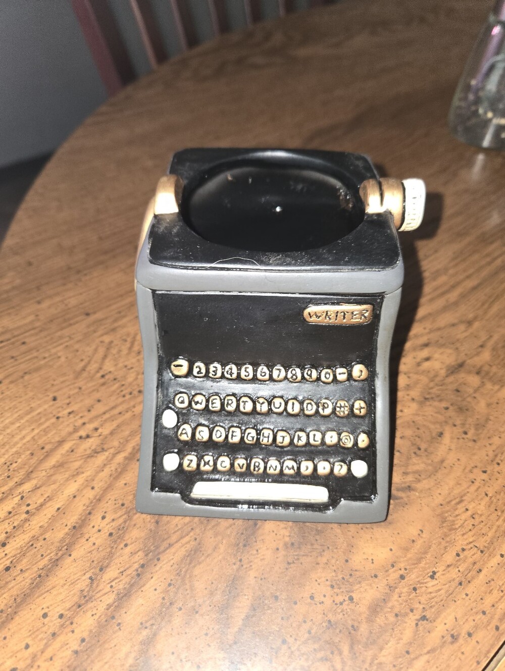 Vintage Typewriter Plant Pot.